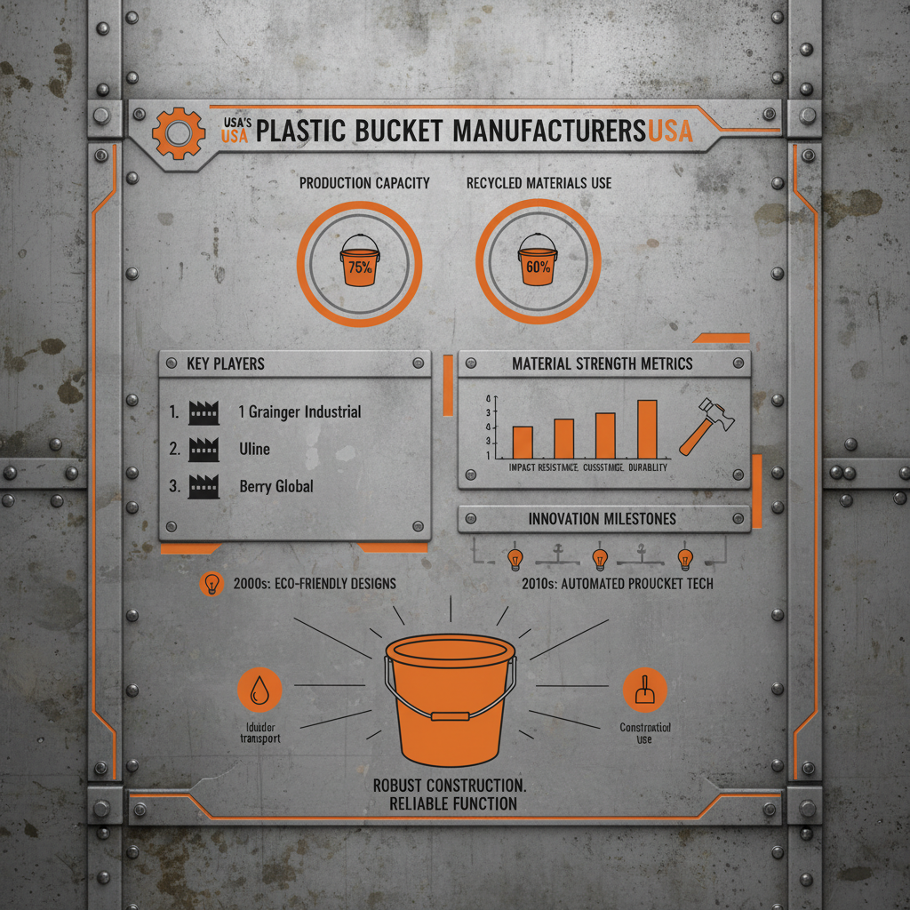 Find the Best Plastic Bucket Manufacturers USA for Your Business Needs