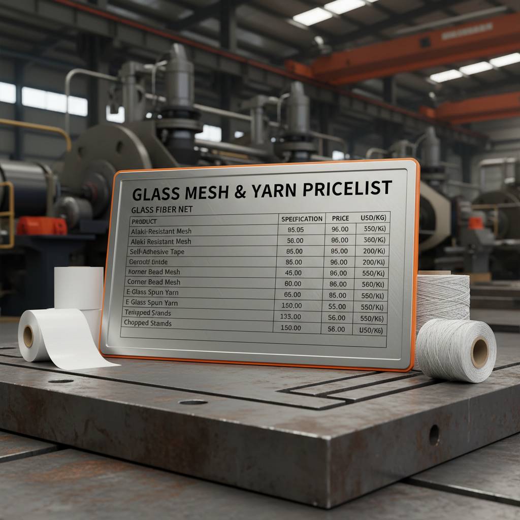 Comprehensive Glass Mesh Tape Pricelist Guide for Drywall and Tile Applications