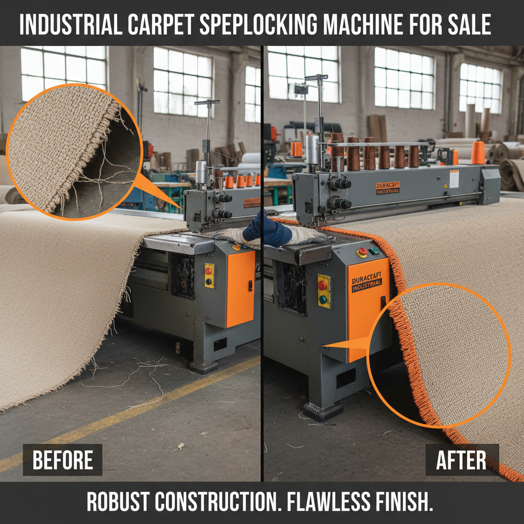 Find the Best Carpet Overlocking Machine for Sale and Boost Your Production
