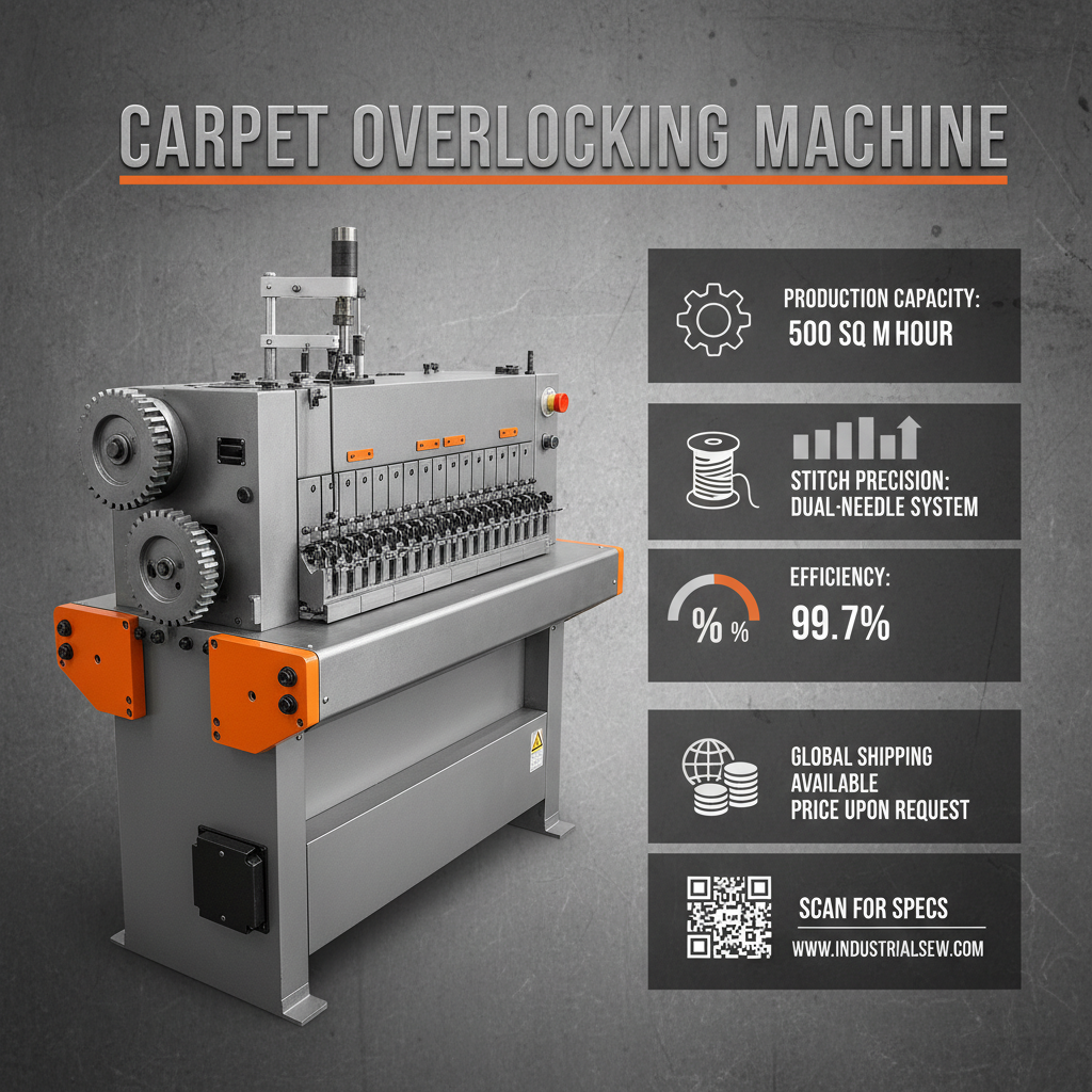 Find the Best Carpet Overlocking Machine for Sale and Boost Your Production