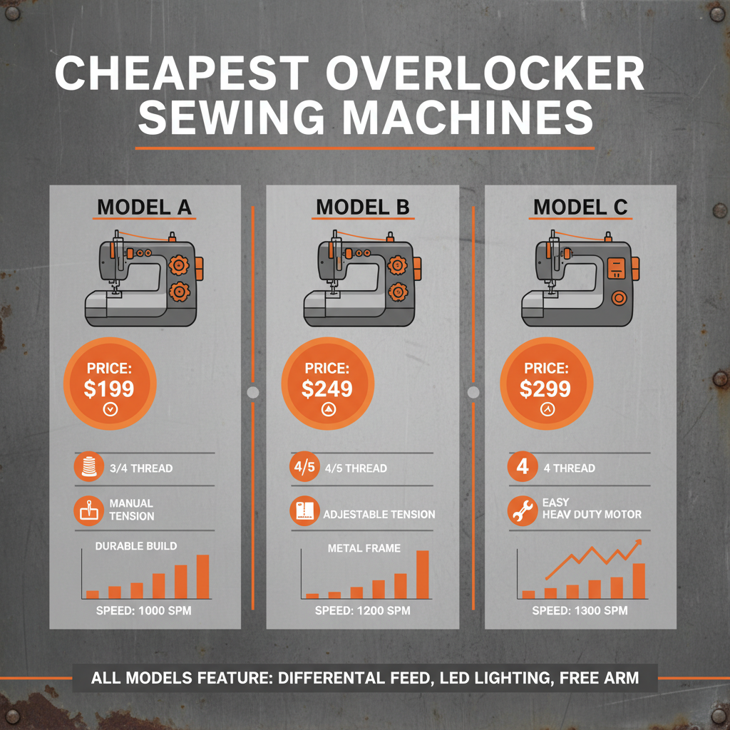 Find the Best Cheapest Overlocker Sewing Machines for Your Sewing Needs