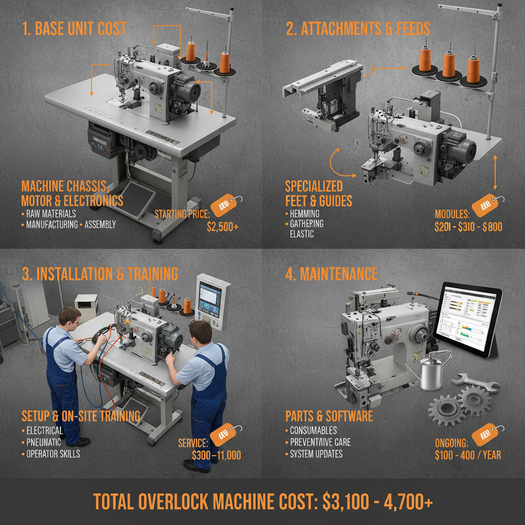Understanding the Cost of Overlock Machines for Garment Businesses