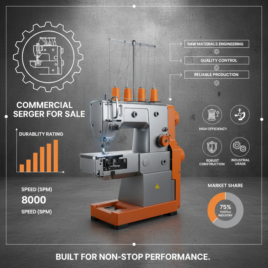 Find the Best Commercial Serger for Sale and Enhance Your Sewing