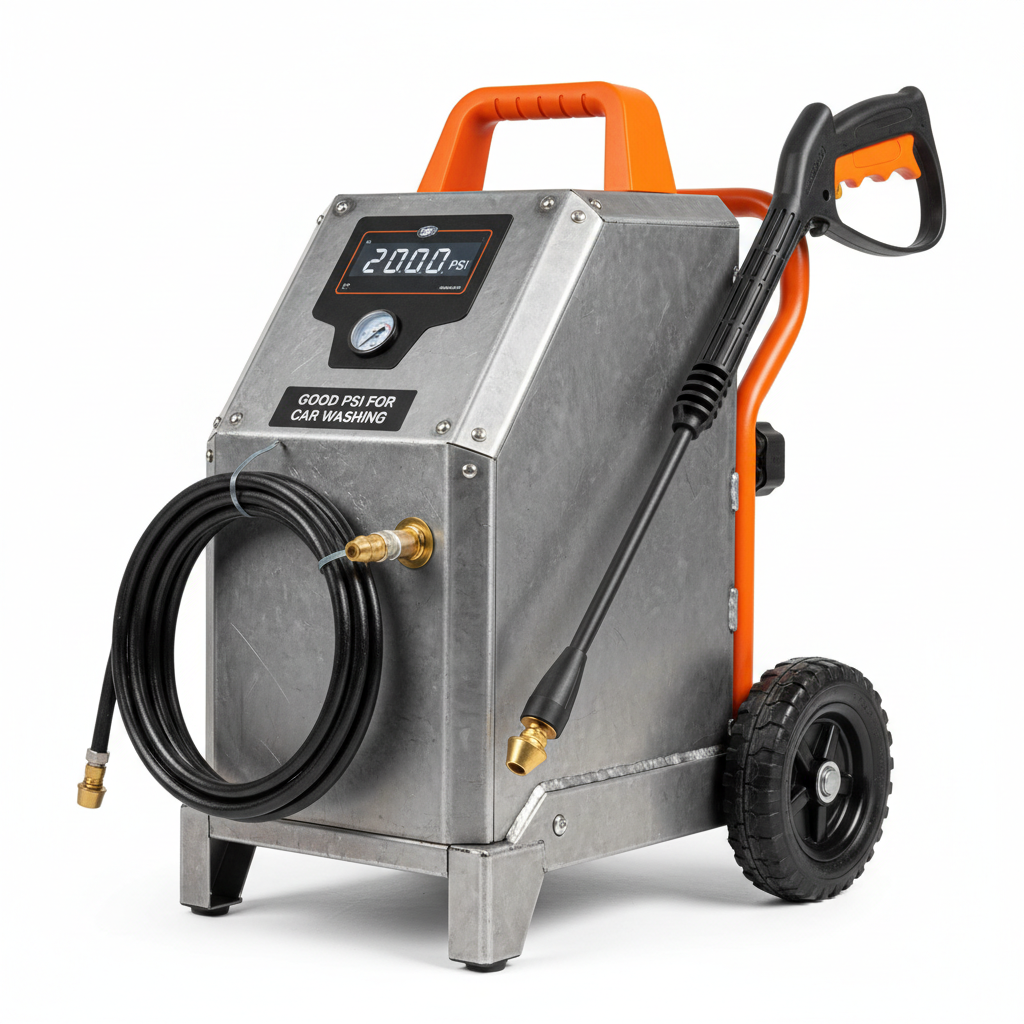 Understanding the Ideal Good PSI for Pressure Washer for Car Cleaning