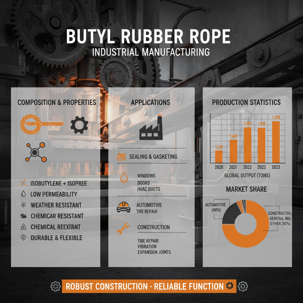 Comprehensive Guide to Butyl Rubber Rope for Industrial Applications