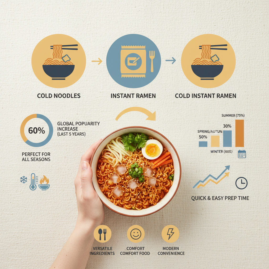 Discover the Refreshing Convenience of Cold Instant Ramen Noodles