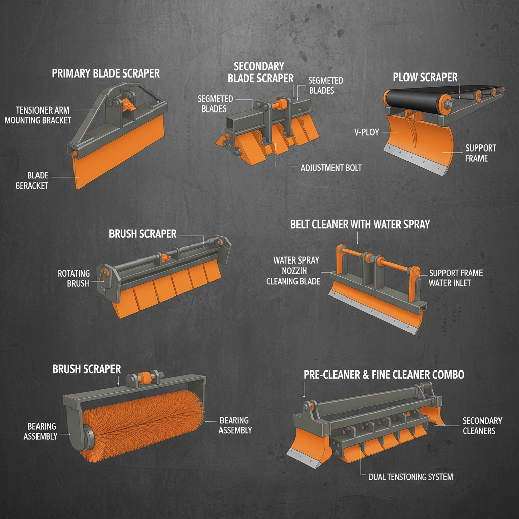 Comprehensive Guide to Conveyor Belt Scraper Types and Selection