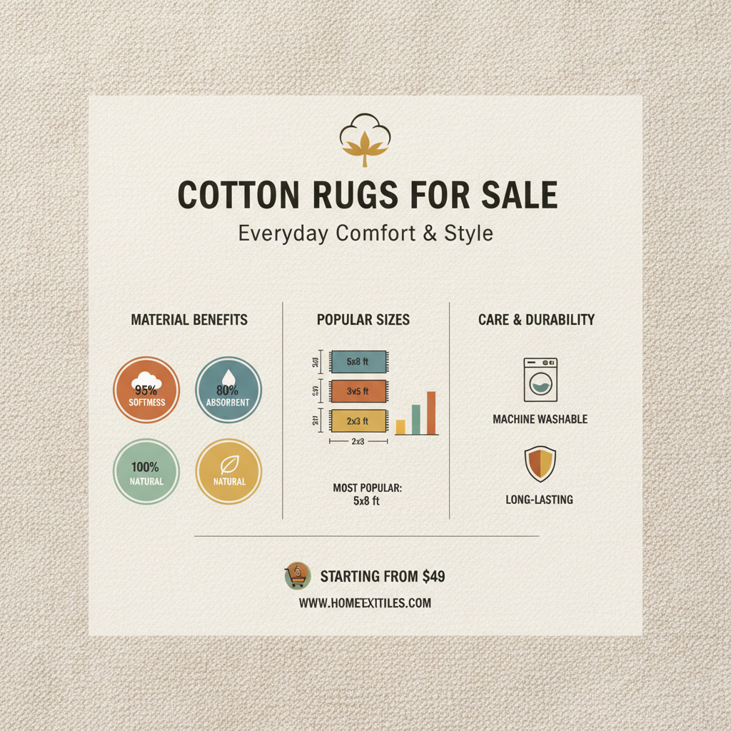 Explore Stylish and Affordable Cotton Rugs for Sale to Enhance Your Home Decor