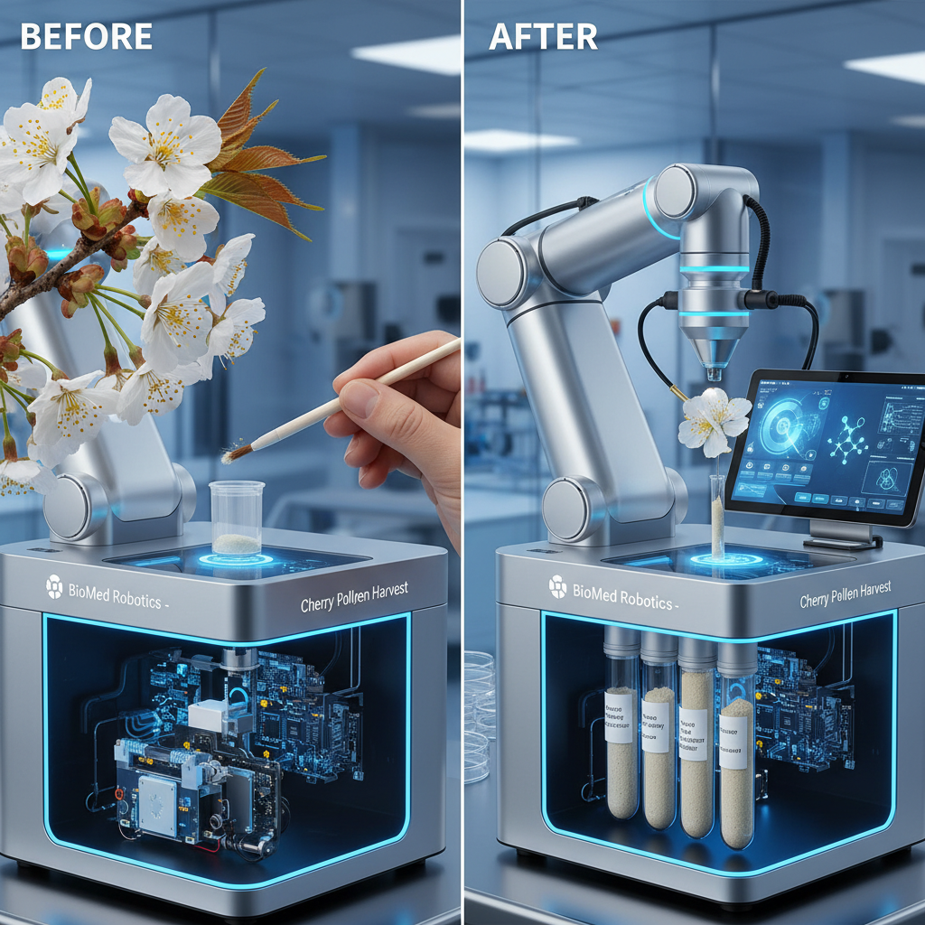 OEM Collect Cherry Pollen Solutions for Nutritional and Cosmetic Applications