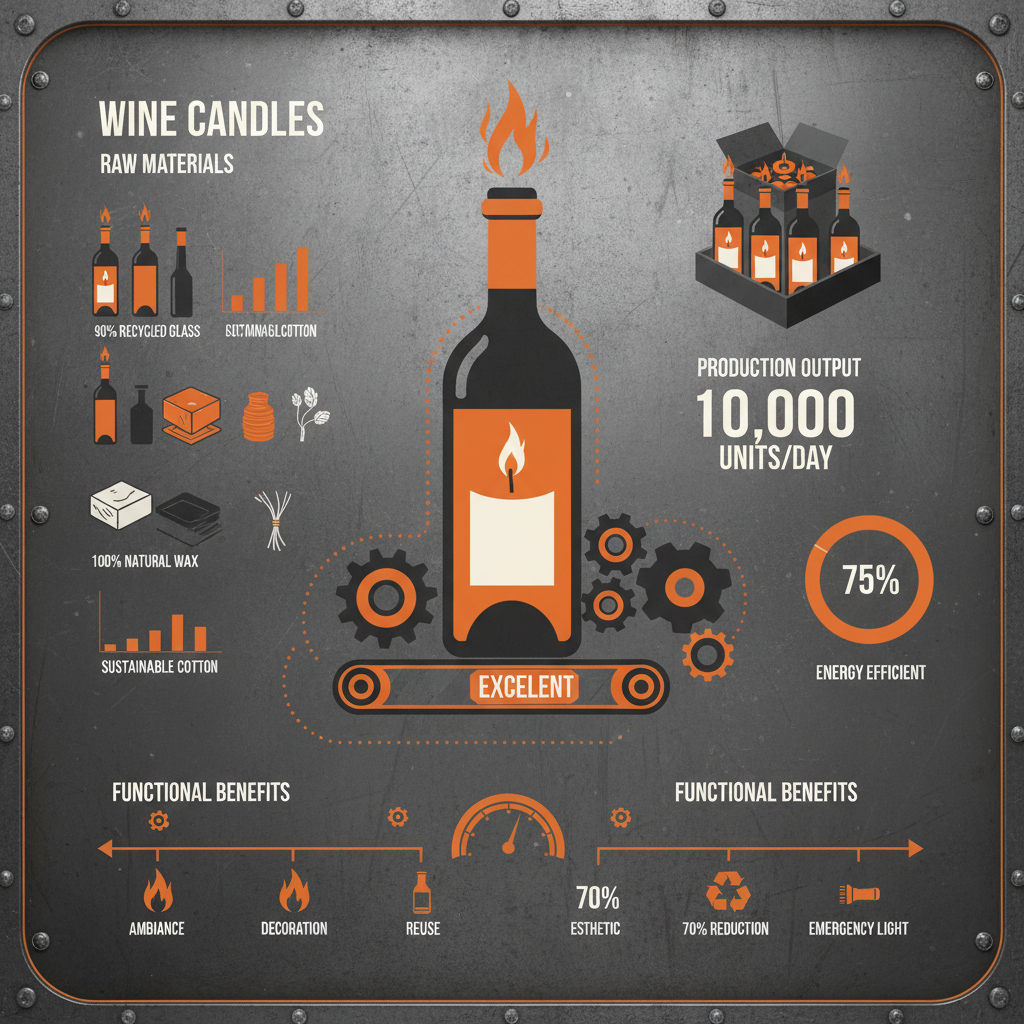 Illuminating Spaces with Elegance Wine Bottle Candles for Sustainable Lighting