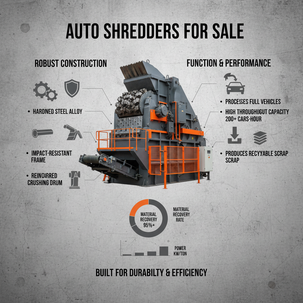 Find the Best Auto Shredders for Sale to Maximize Recycling Efficiency