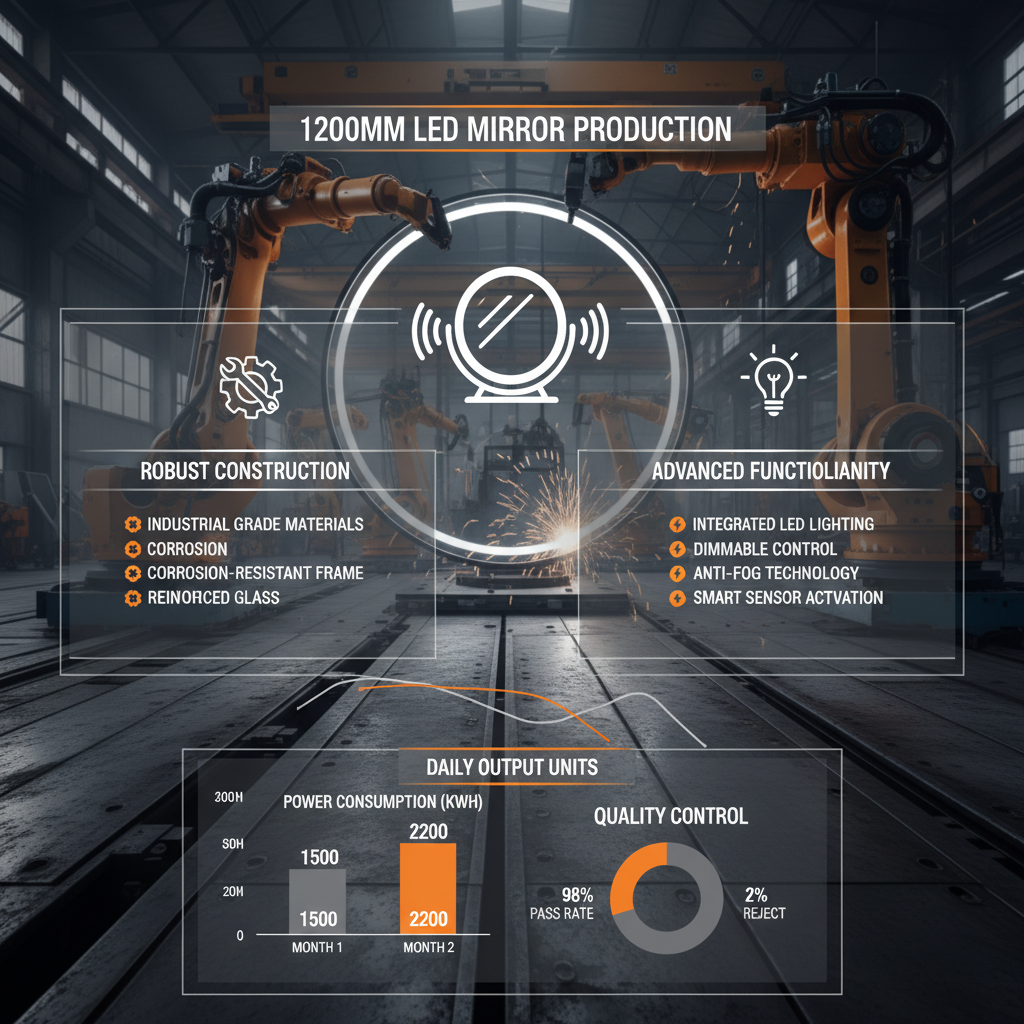 Enhance Your Space with a Stylish 1200mm LED Mirror for Modern Living