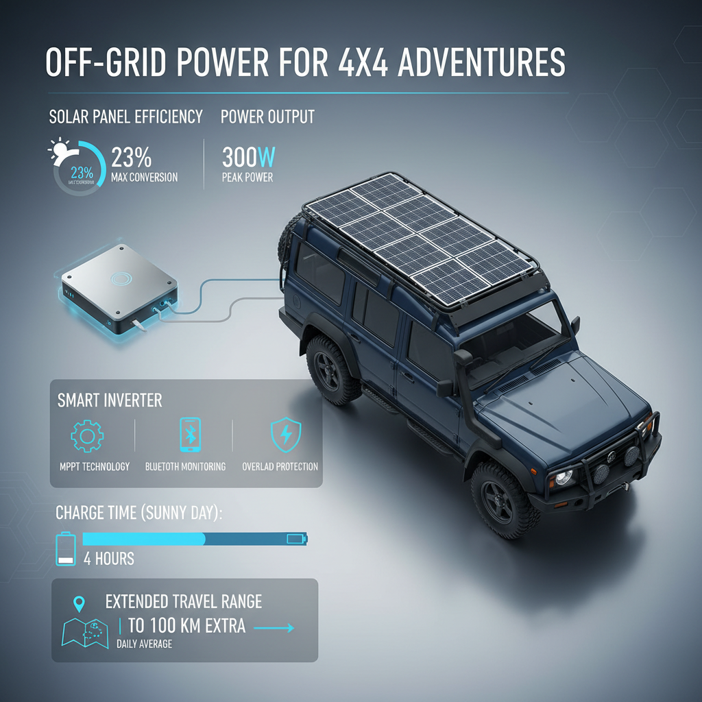 Empower Your OffRoad Adventures with a Solar Panel for 4x4 Roof