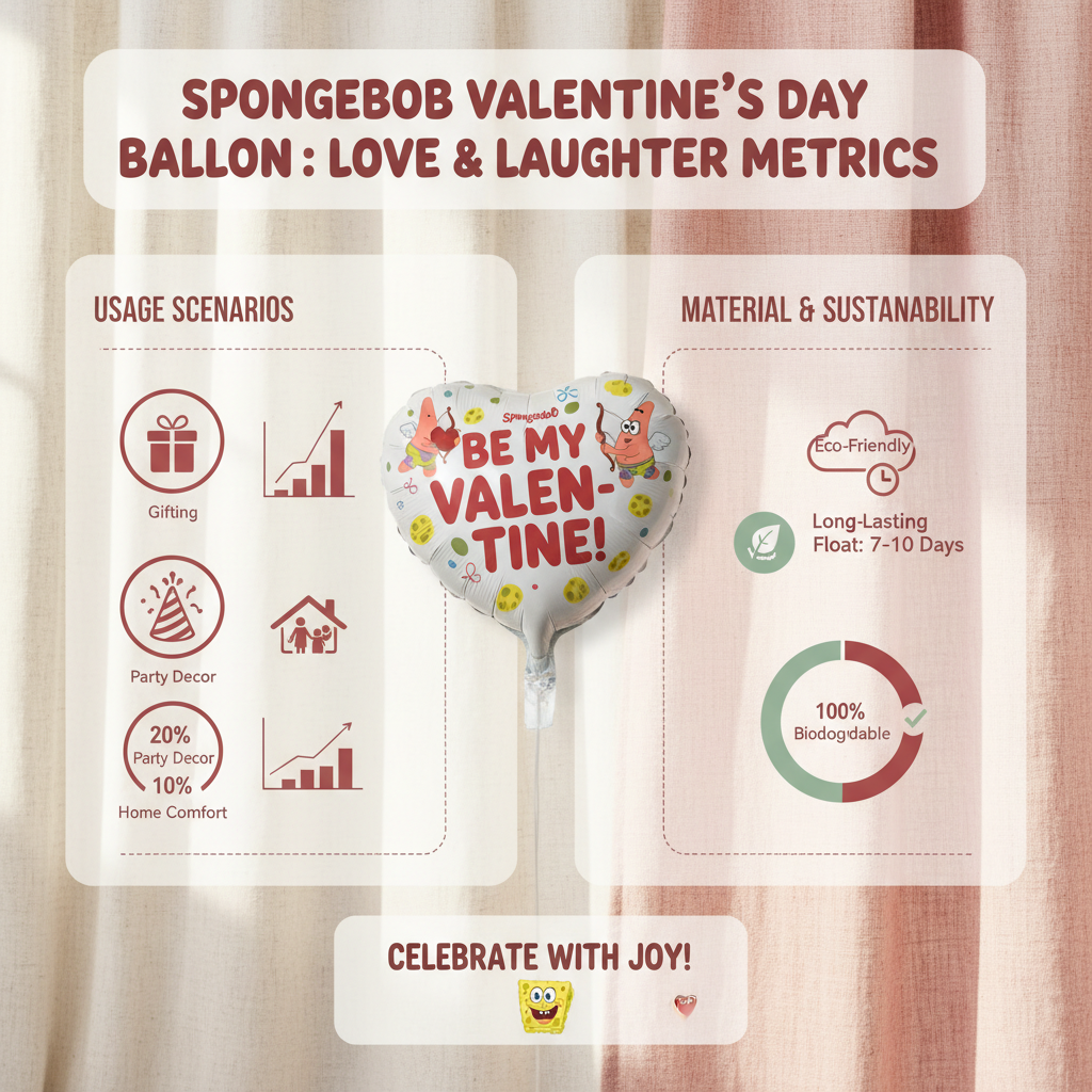 Celebrate Valentines Day with a Fun Spongebob Valentines Day Balloon