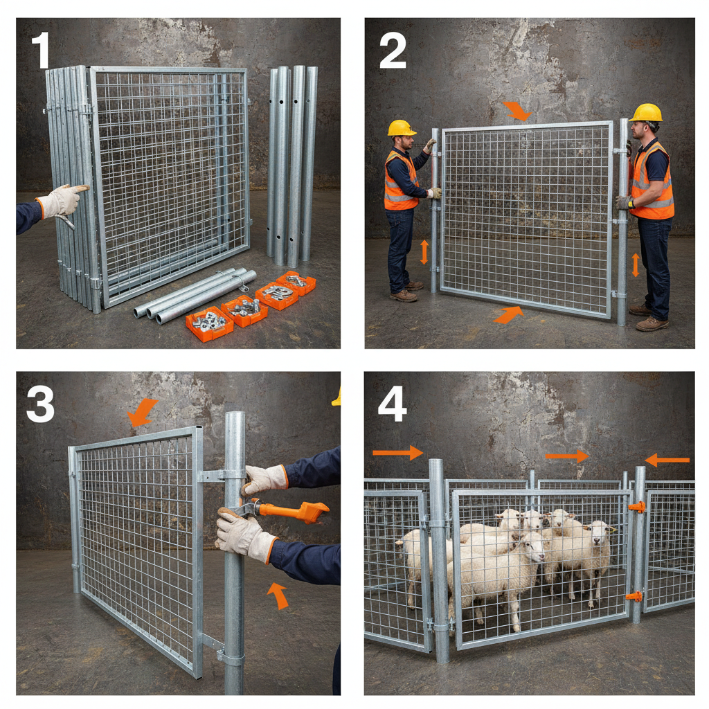 Optimize Sheep Management with Durable Sheep Yard Mesh Panels