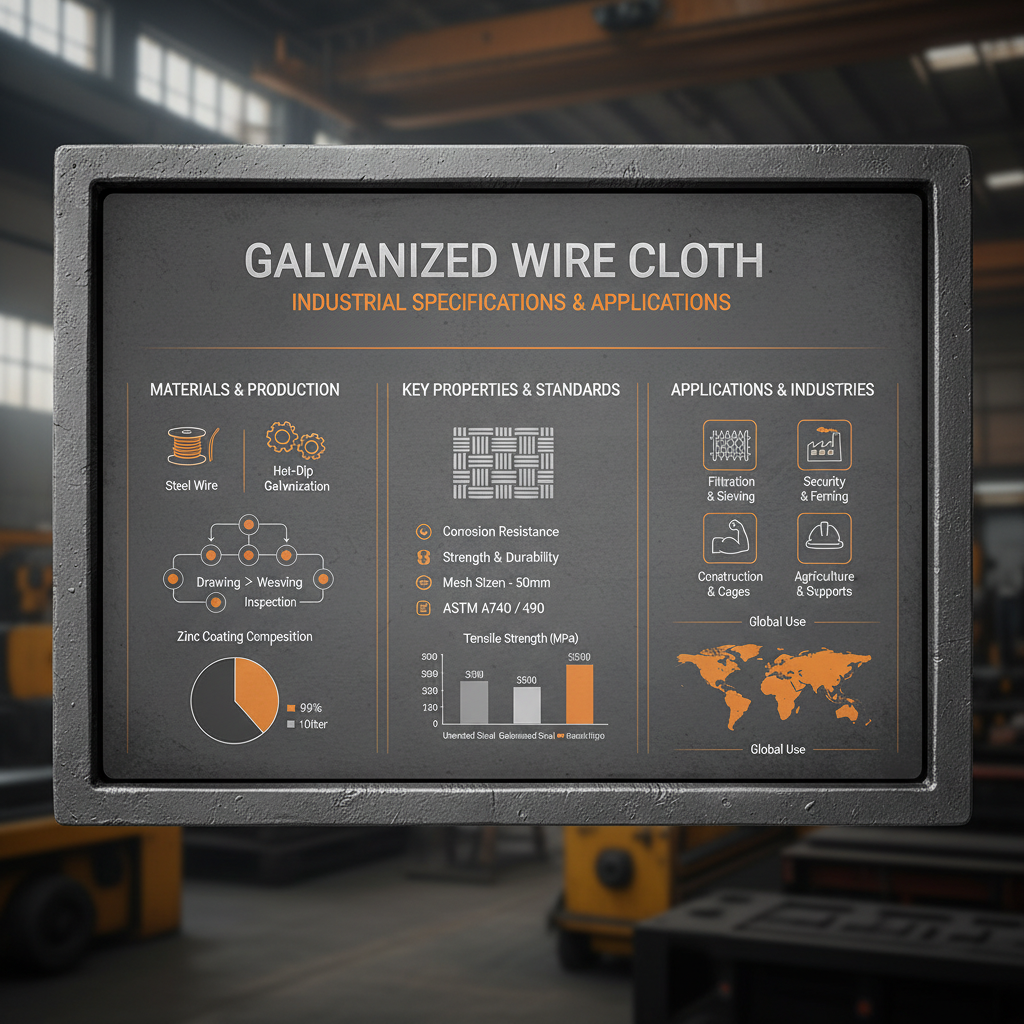 Comprehensive Guide to Galvanized Wire Cloth Applications and Benefits