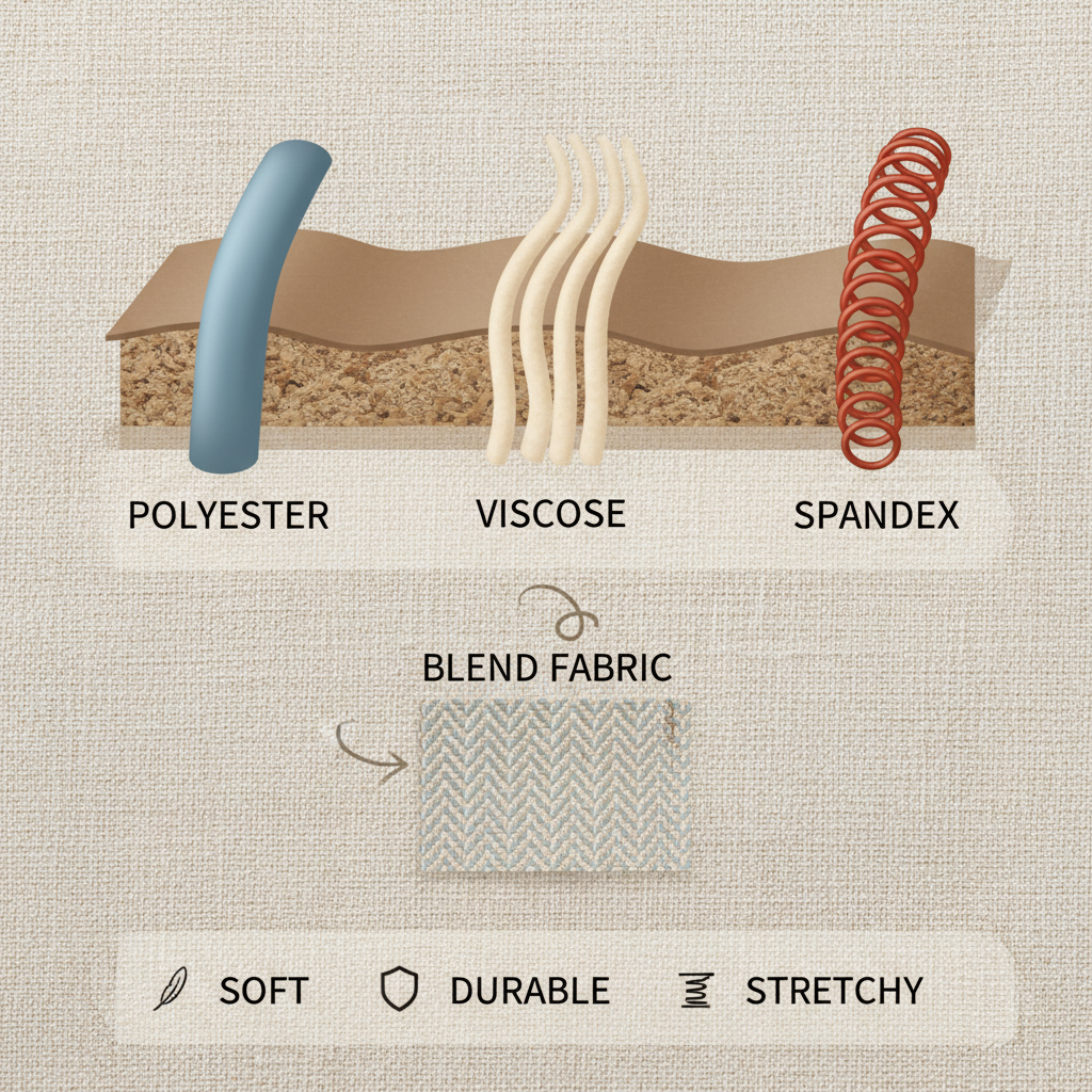 Comprehensive Guide to Polyester Viscose Spandex Fabric Properties and Applications
