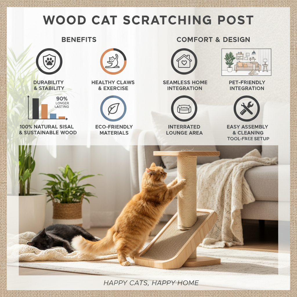 Choosing the Perfect Wood Cat Scratching Post for Your Feline Friend's Wellbeing