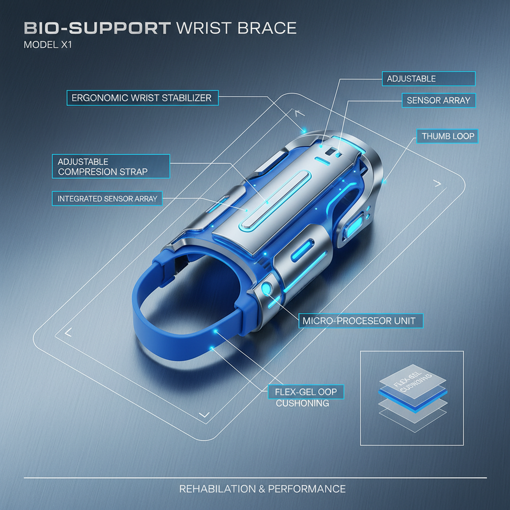 Optimal Wrist Recovery with a Supportive Wrist Support with Thumb Loop