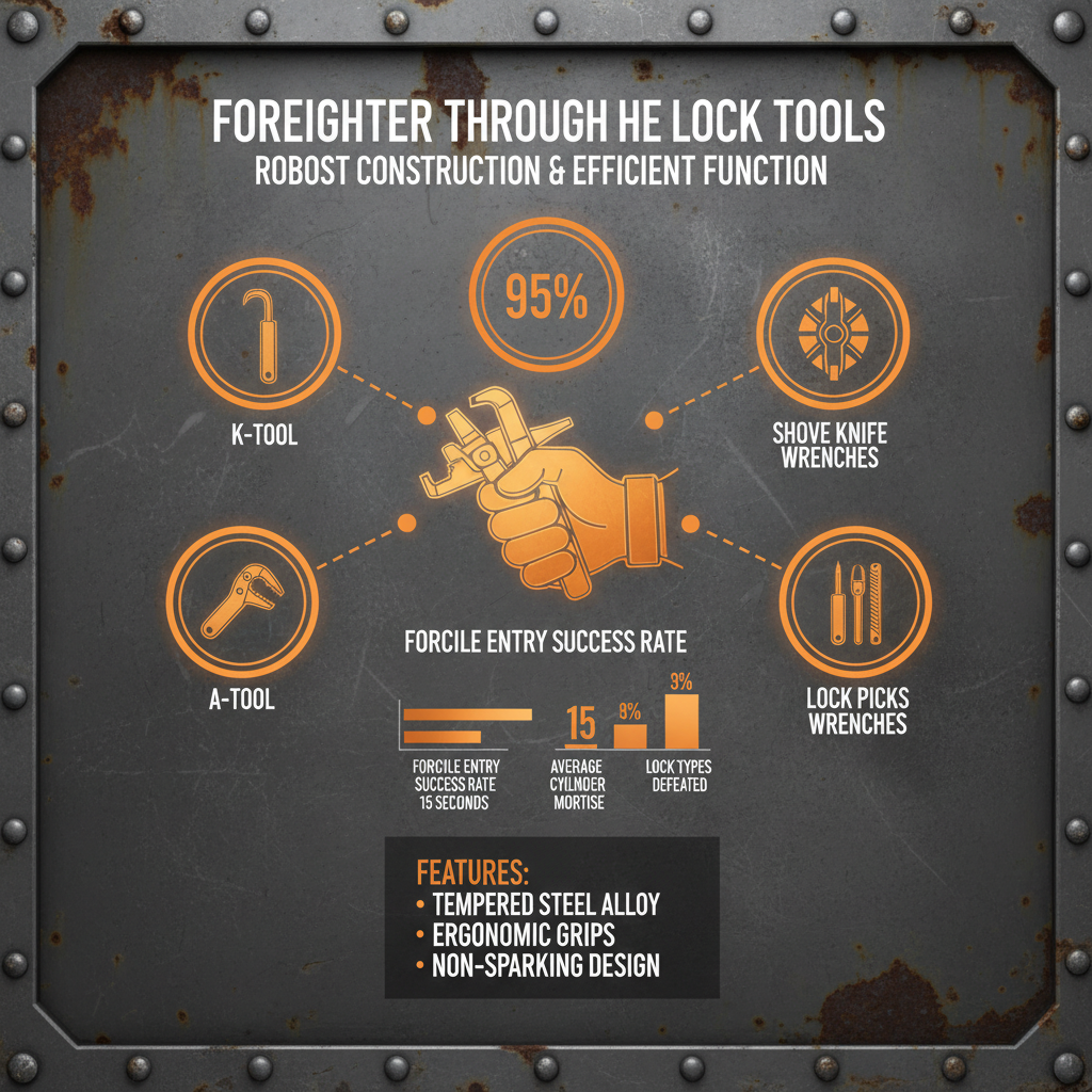 Firefighter Through the Lock Tools Ensuring Rapid Emergency Access