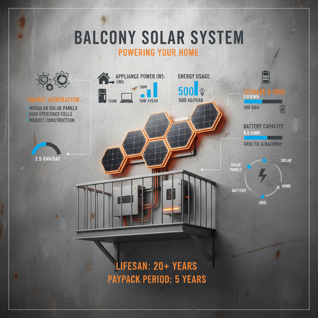 Transform Your Space with a Sustainable Solar System for Balcony Gardening