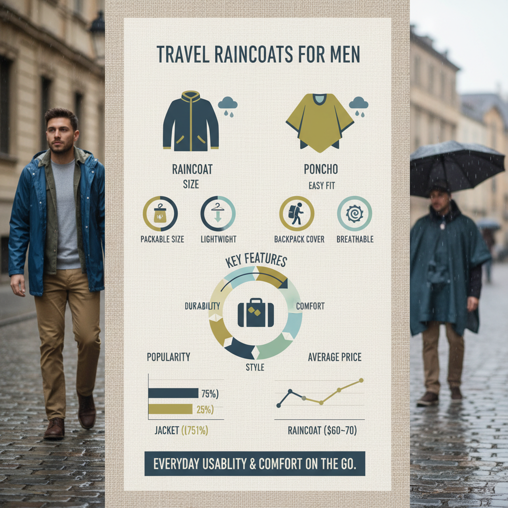 Essential Guide to Choosing the Best Mens Packable Raincoats for Travel