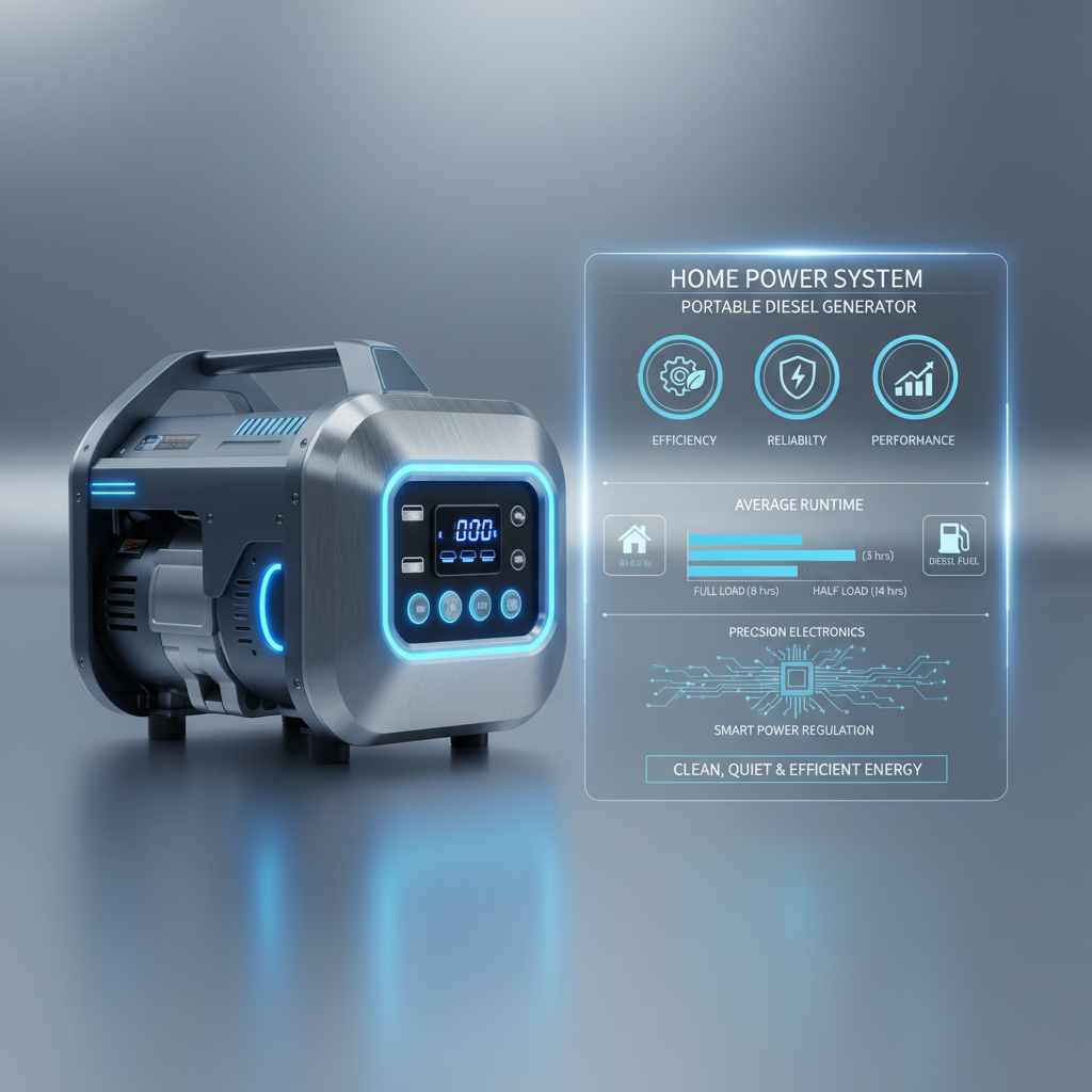 Comprehensive Guide to Choosing a Portable Diesel Generator for Home Use