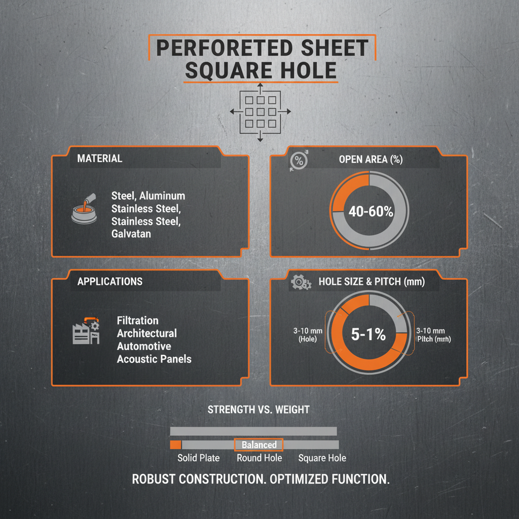 Comprehensive Guide to Perforated Sheet with Square Hole for Diverse Applications