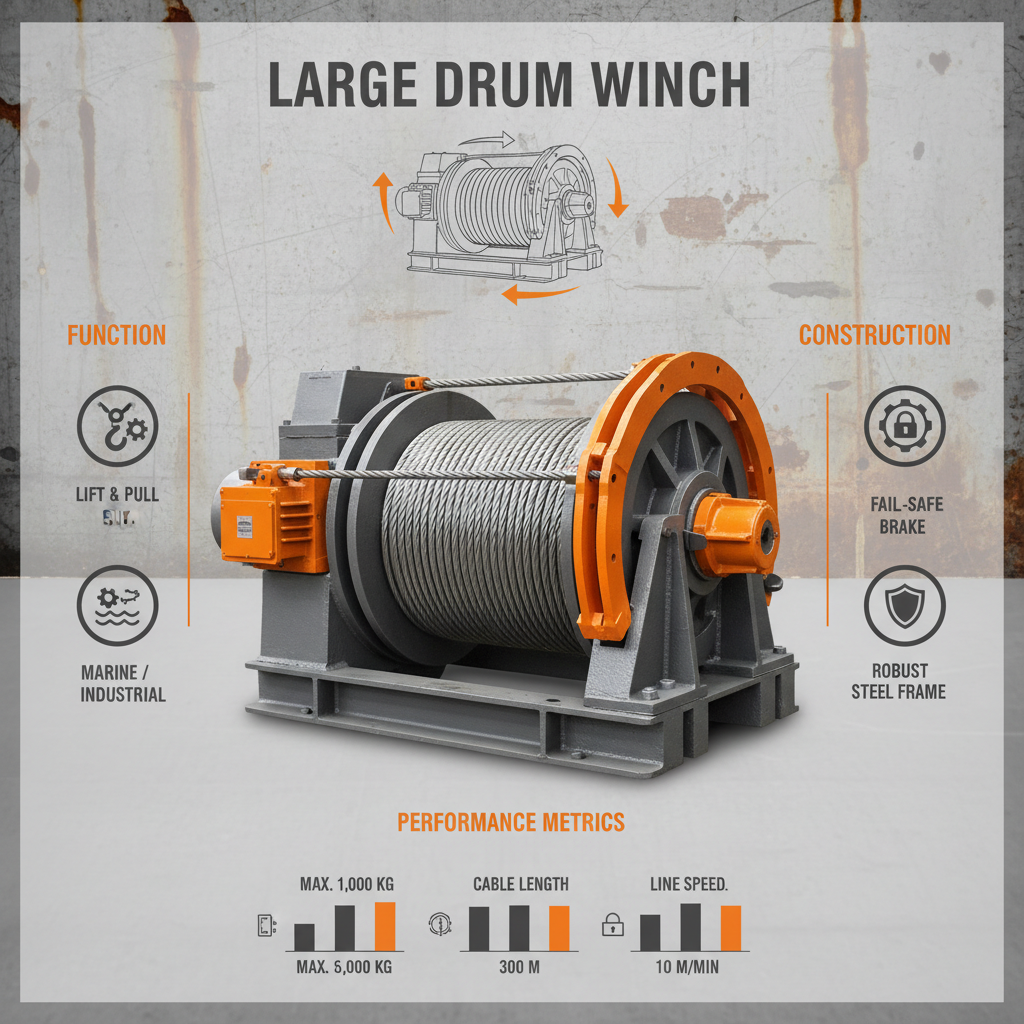 Understanding the Power and Applications of a Large Drum Winch for Heavy Lifting