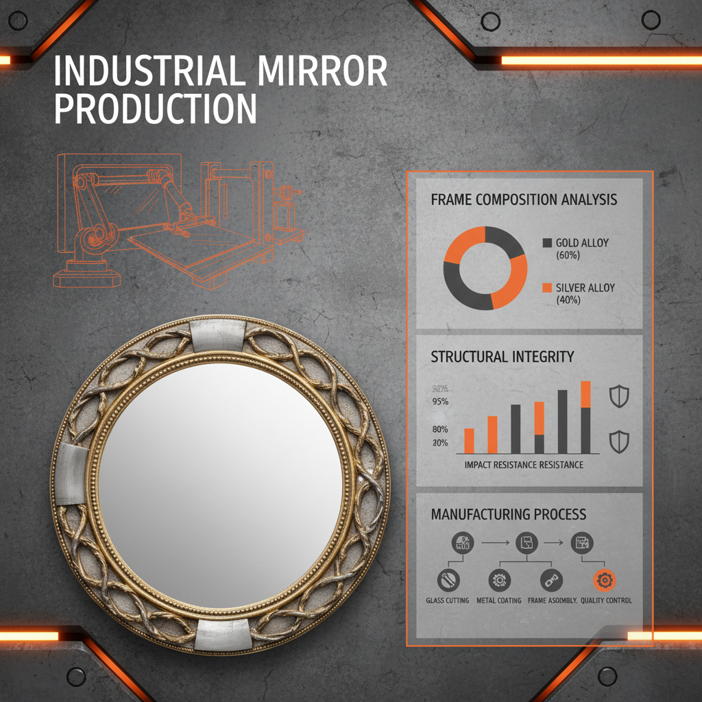 Enhance Your Home Decor with a Stunning Mirror with Gold and Silver Frame