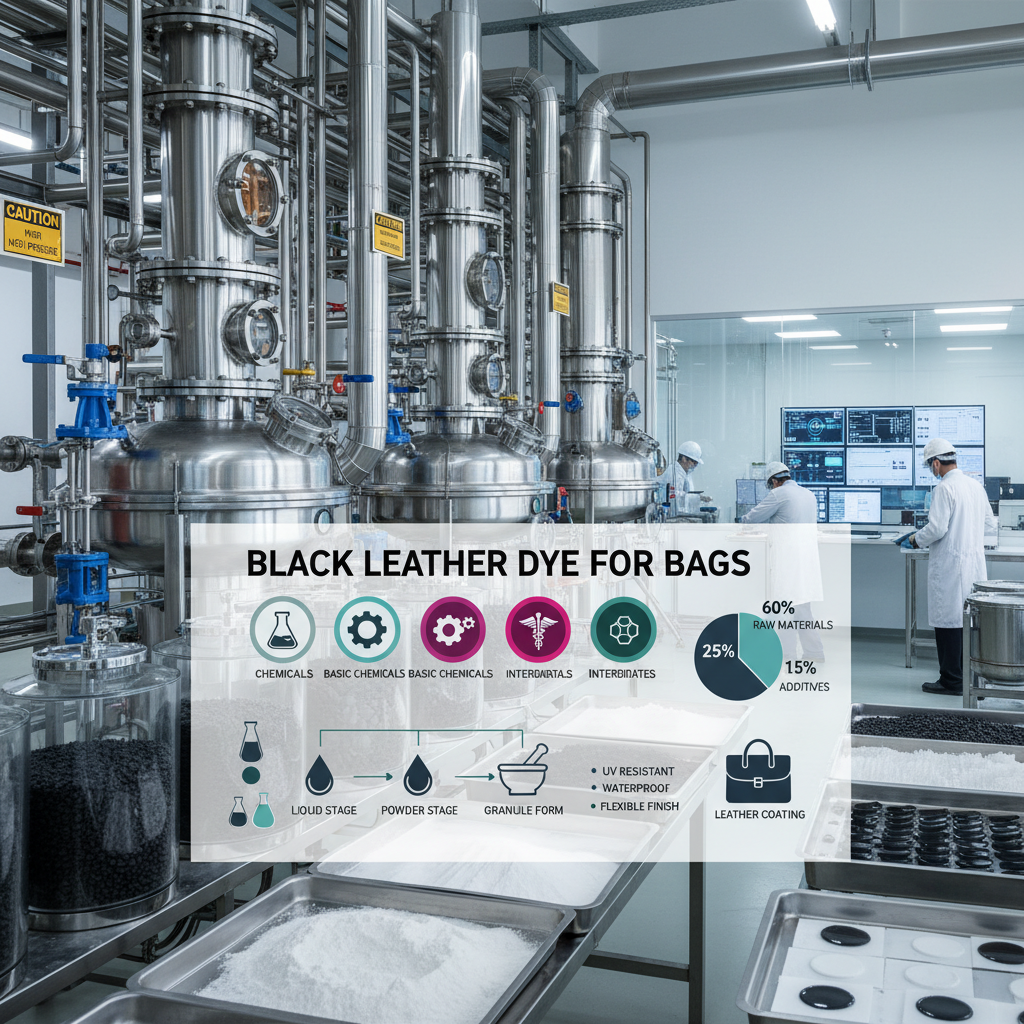 black leather dye for bags
