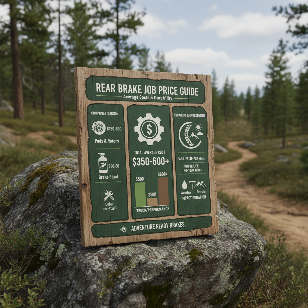 rear brake job price