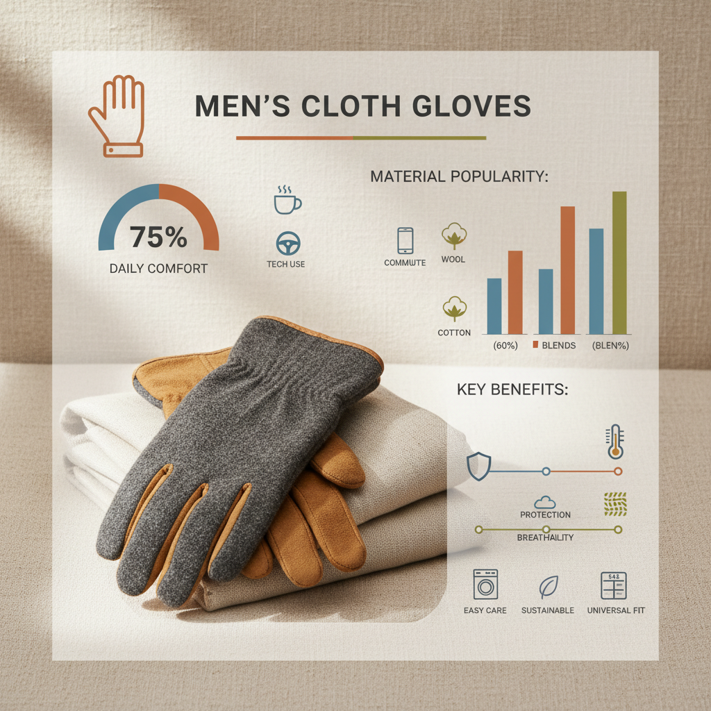 mens cloth gloves