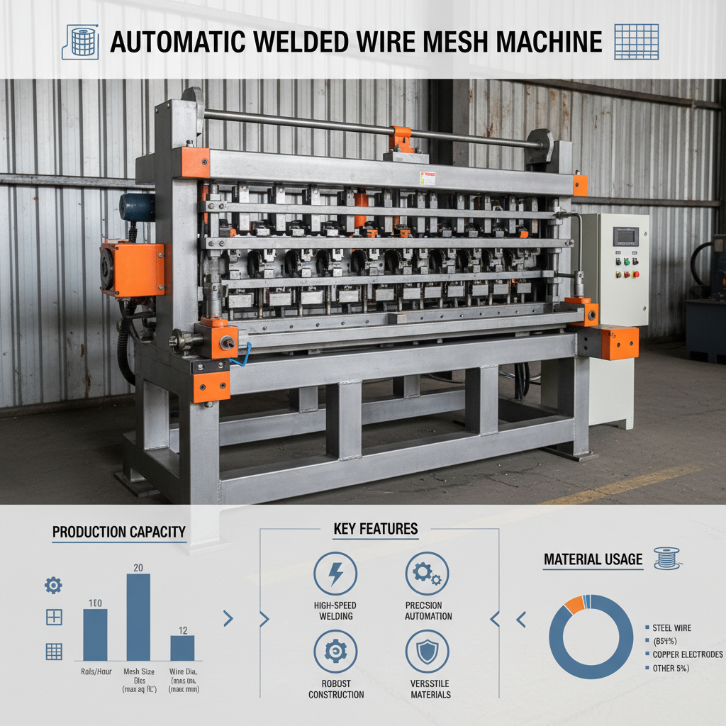 automatic welded wire mesh machine
