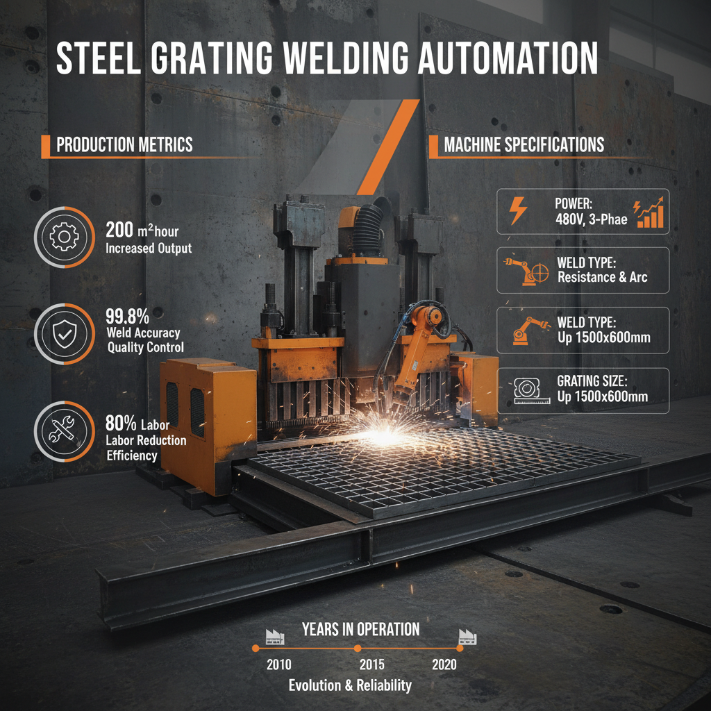 steel grating welding machine