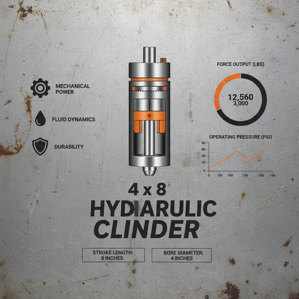4 x 8 hydraulic cylinder
