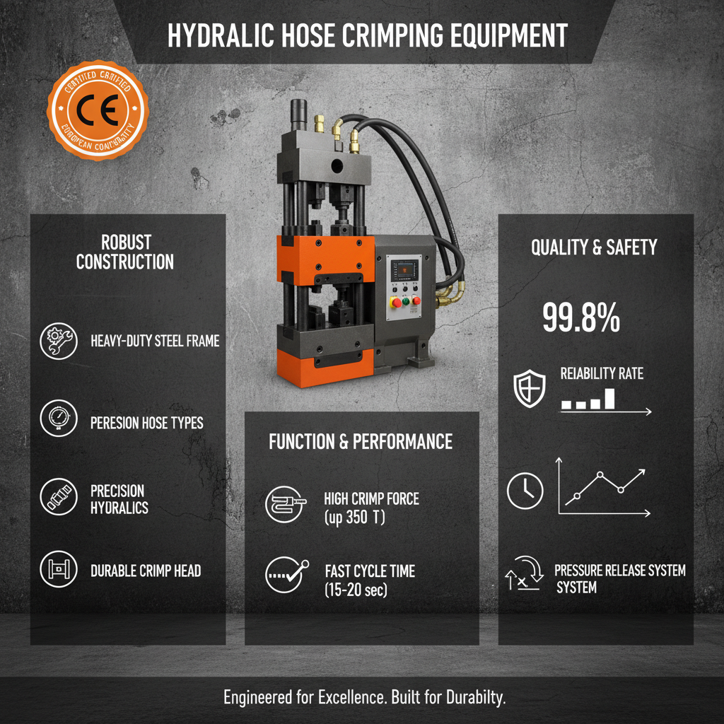 CE Certification hydraulic hose crimping equipment