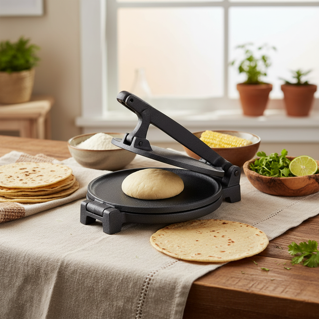 China cast iron tortilla press