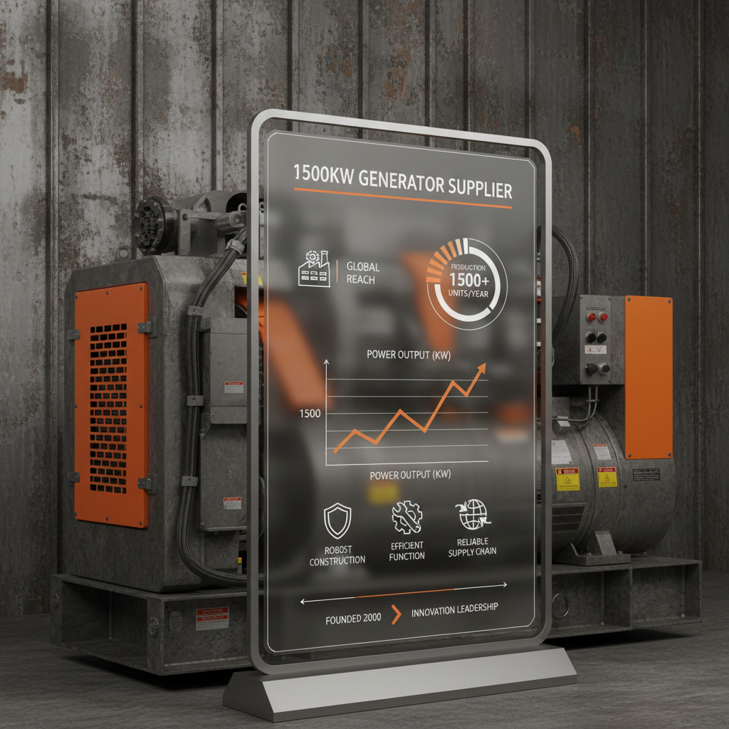 1500kw generator Supplier