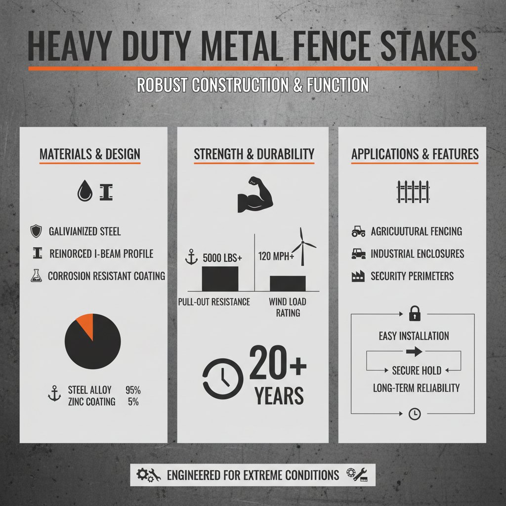 Choosing the Right Heavy Duty Metal Fence Stakes for a Secure Project