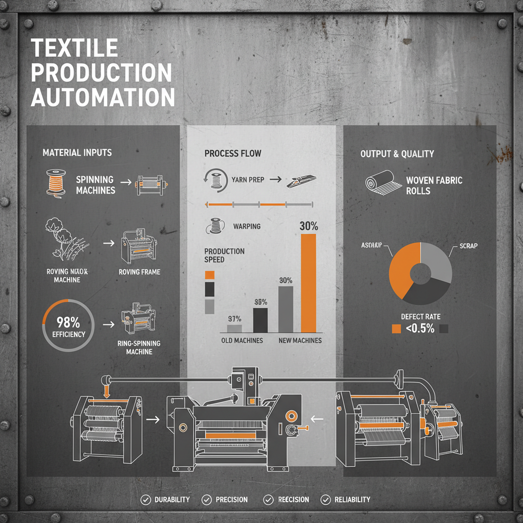 Advanced Spinning and Weaving Machine Solutions for Textile Production