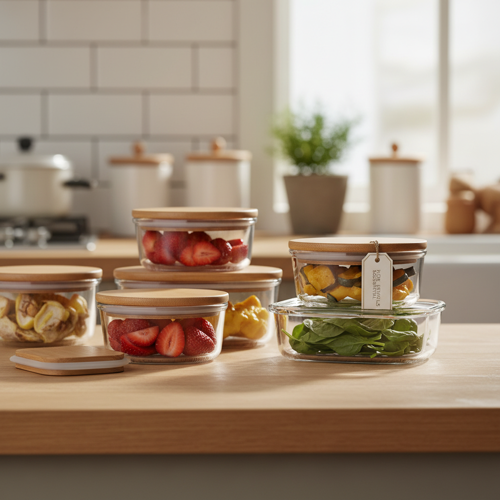 small glass food storage containers