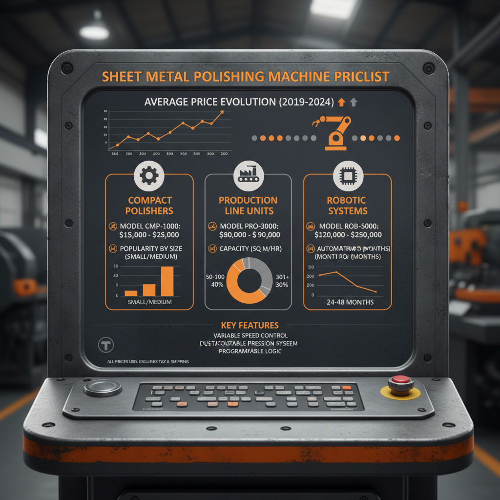 Comprehensive Sheet Metal Polishing Machine Pricelist for Optimal Surface Finishes