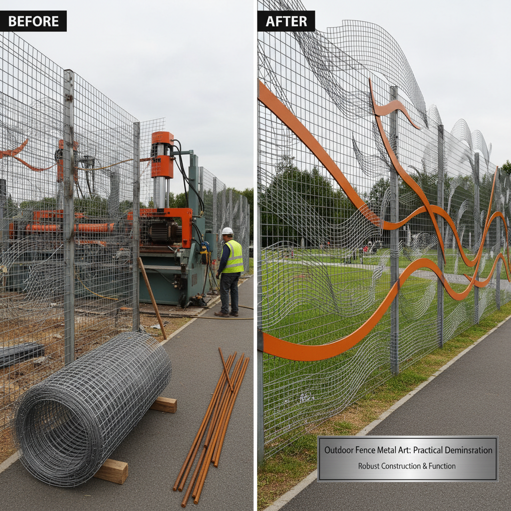 Enhance Your Curb Appeal with Exquisite Outdoor Fence Metal Art