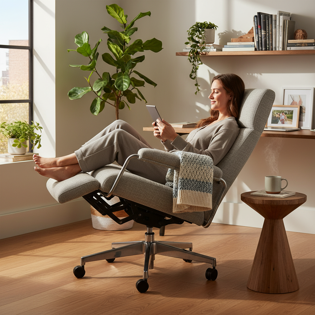 Enhance Workplace Wellness with Laining's Ergonomic Office Recliner Chair