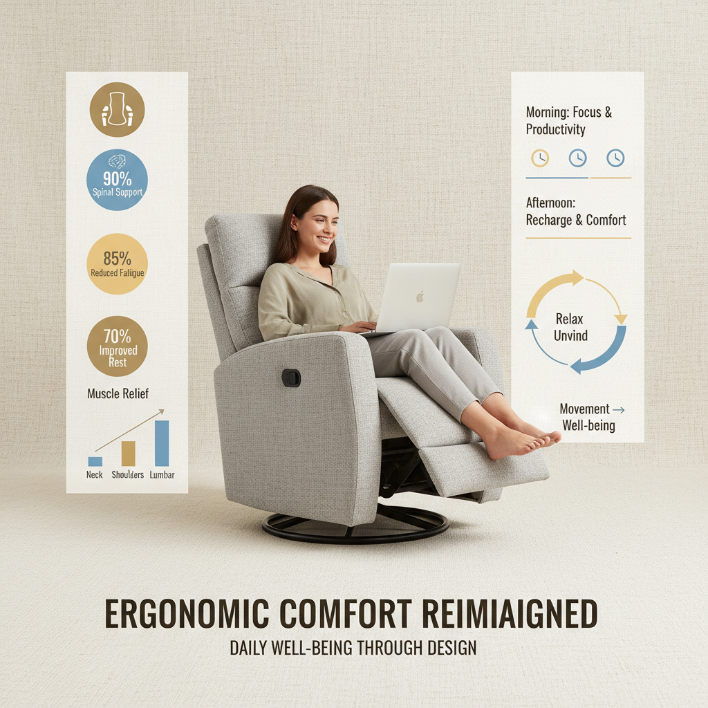 Enhance Workplace Wellness with Laining's Ergonomic Office Recliner Chair