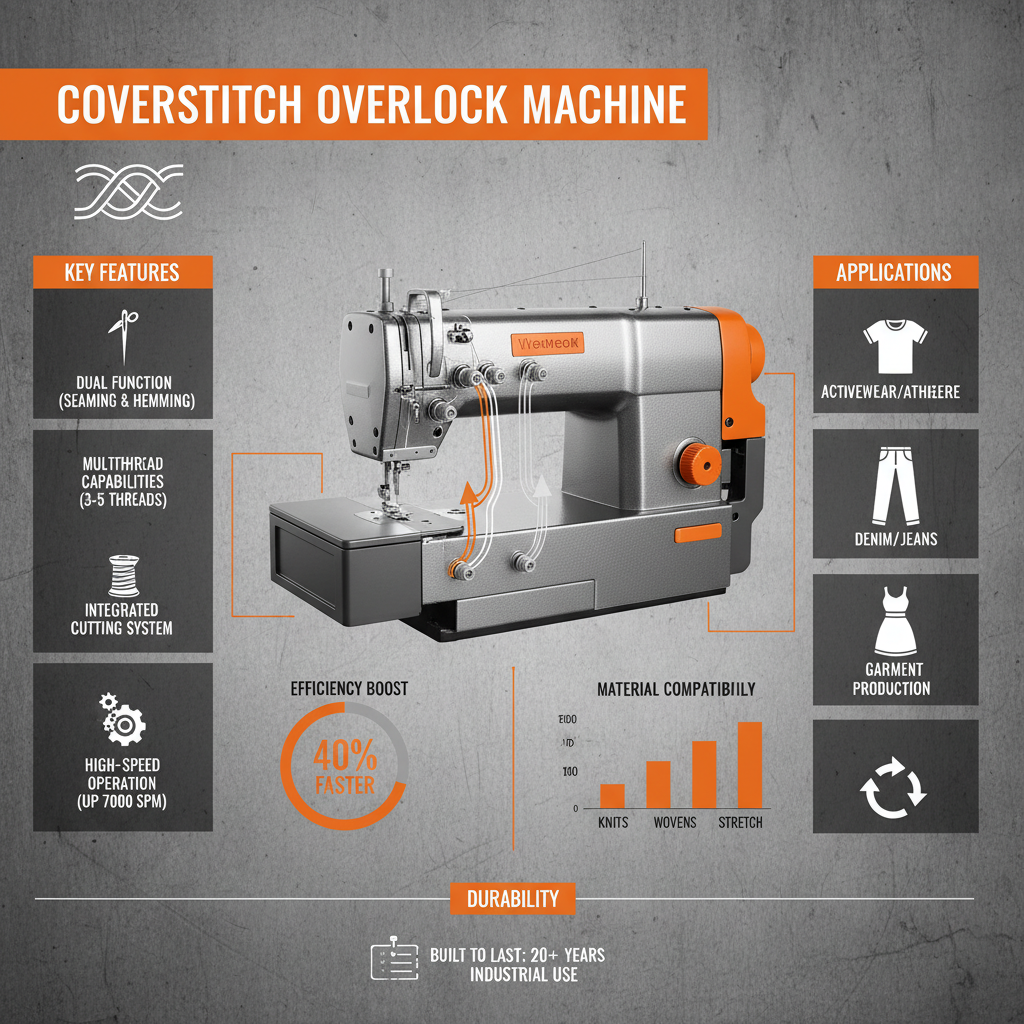 Boost Garment Production with a Coverstitch Overlock Machine from Longsew