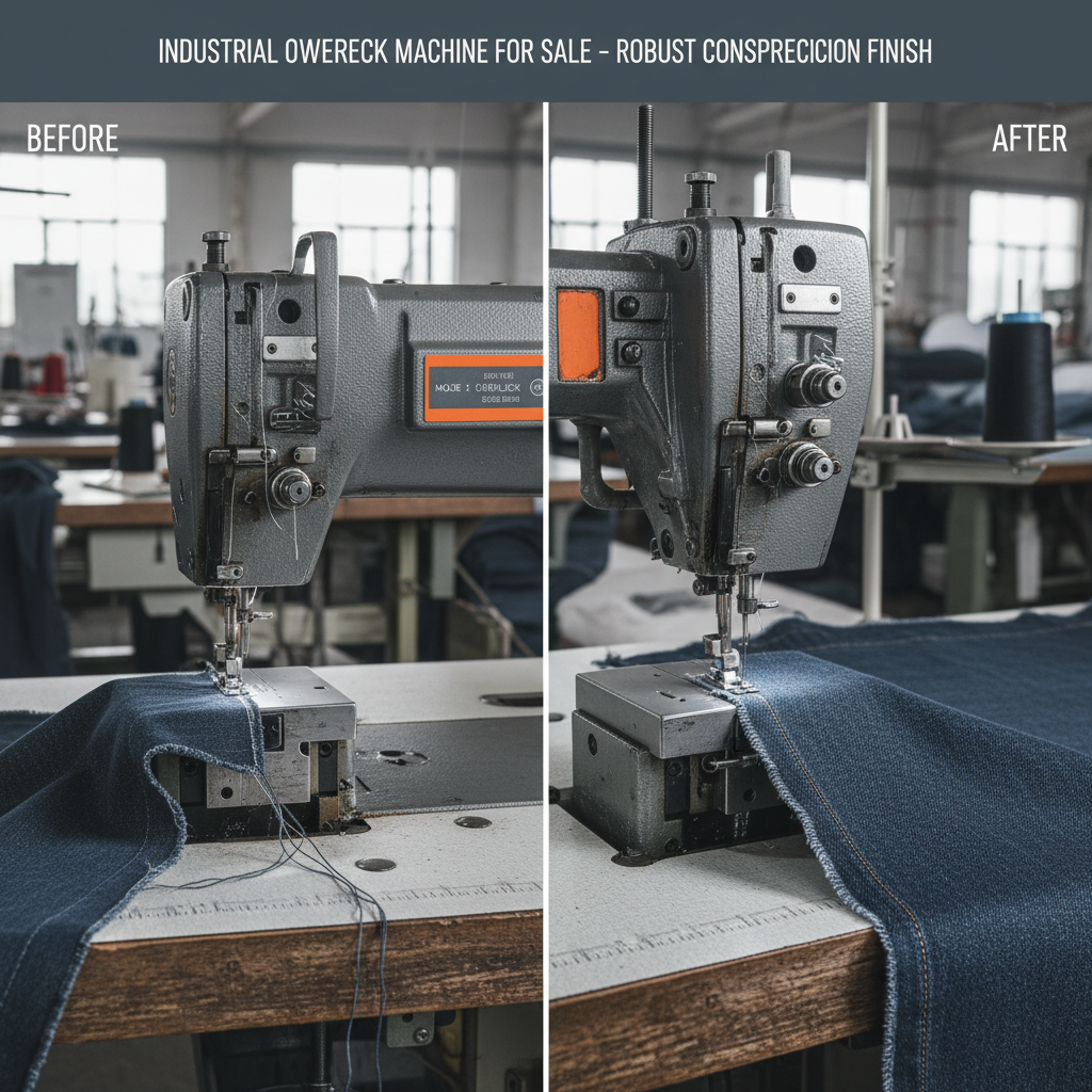 Find The Best Industrial Overlock Machine For Sale To Enhance Your Production