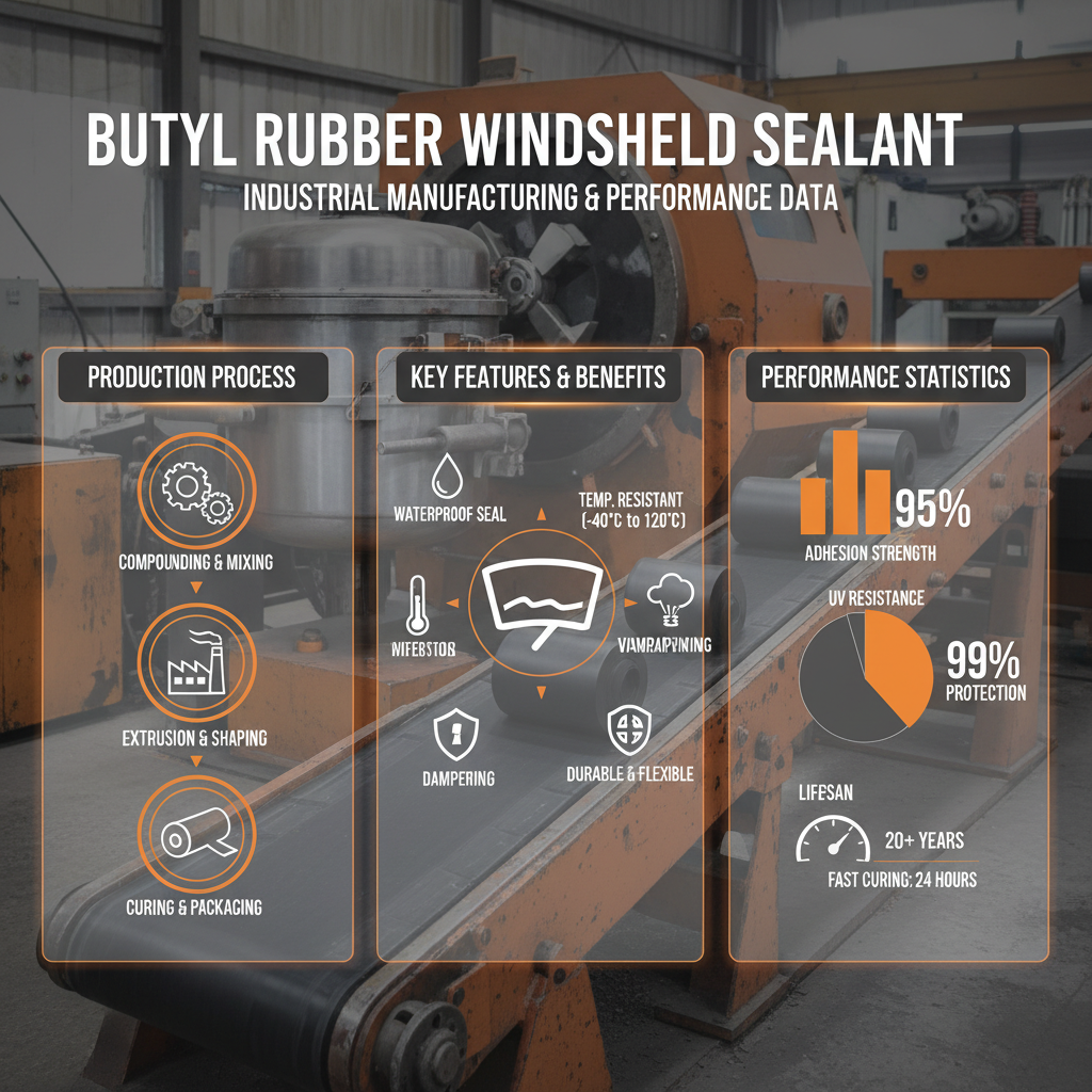 Superior Butyl Rubber Windshield Sealant for Vehicle Protection