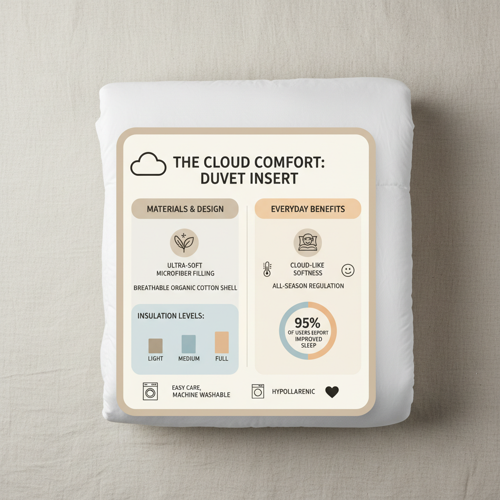 Choosing the Perfect Fluffy Duvet Insert for Restful and Comfortable Sleep